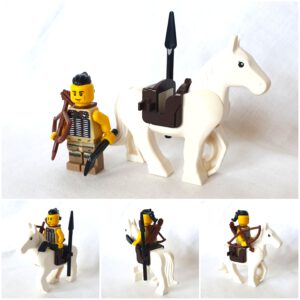 Native with Horse  / Indianer zu Pferd